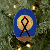 Othala Viking Rune Weihnachten Ornament - Zuhause!