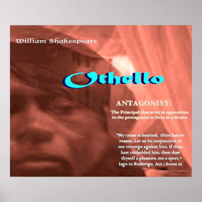 Othello Antagonist Poster (Vorne)