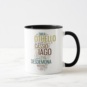 Othello Wort-Mosaik Tasse