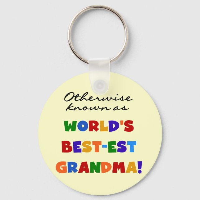 Otherwise Known as Best-est Grandma Gifts Schlüsselanhänger (Vorderseite)