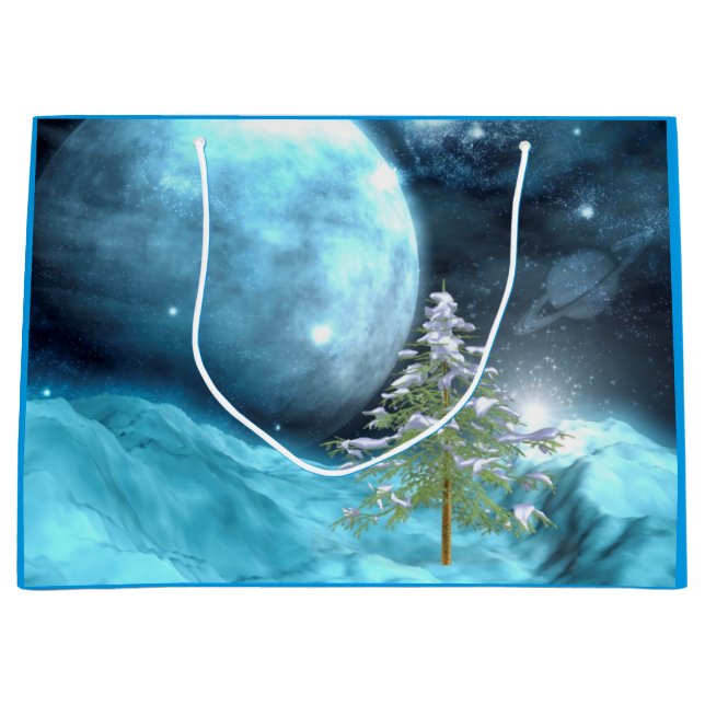 Otherwordly Weihnachten Große Geschenktüte (Vorderseite)