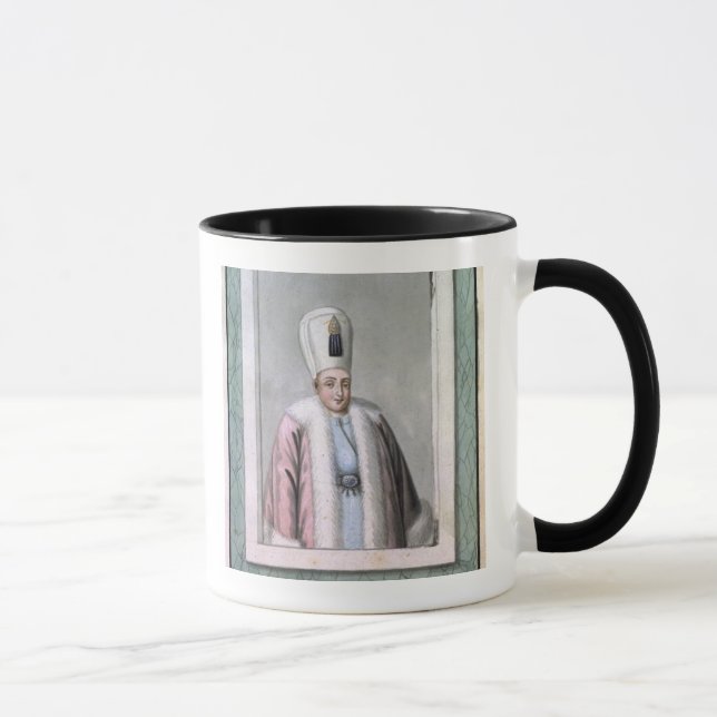 Othman (Osman) (1603-22) Sultan II 1618-22, von ' Tasse (Rechts)