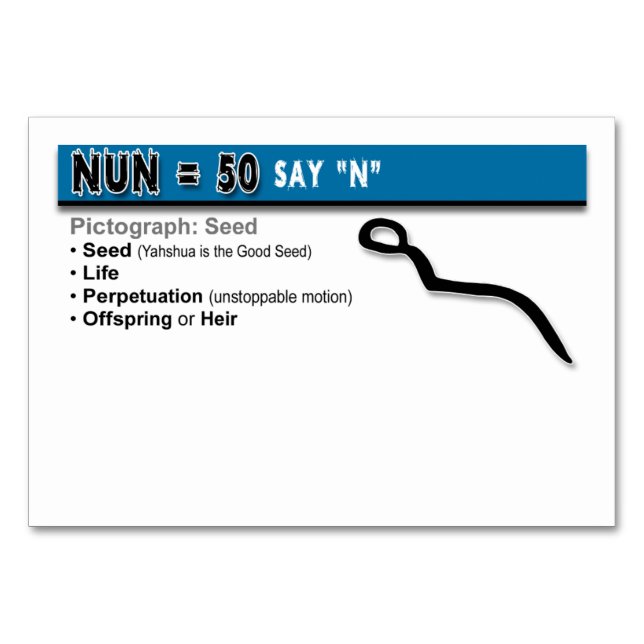 Otiot Flash Cards: 14 von 22 Tischnummer (Rückseite)