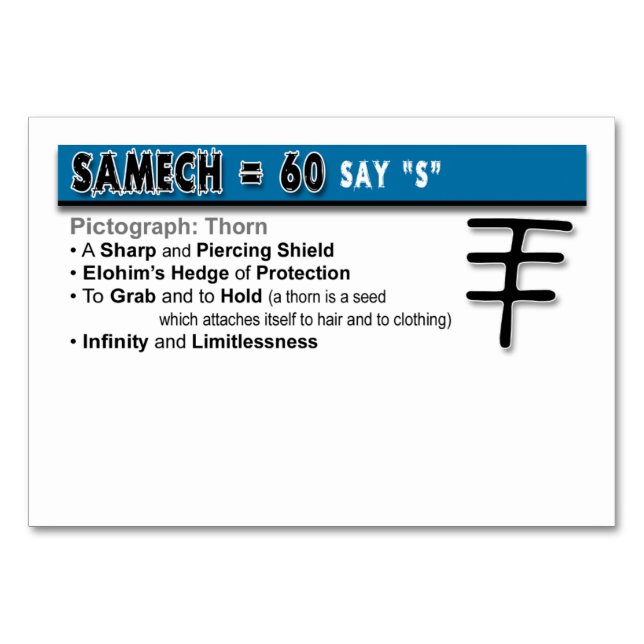 Otiot Flash Cards: 15 von 22 Tischnummer (Rückseite)