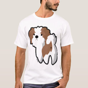 Otis dieser Streifen-T - Shirt Shih Tzu