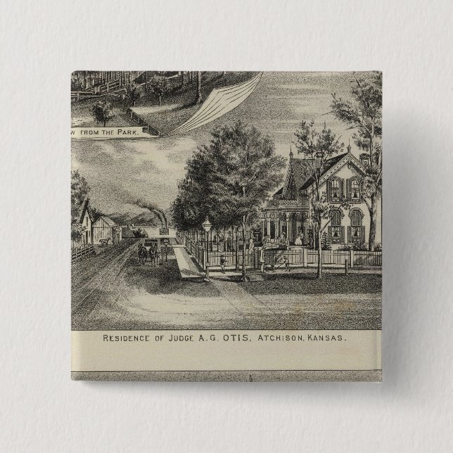 Otis Price Villa, Kansas Button (Vorderseite)