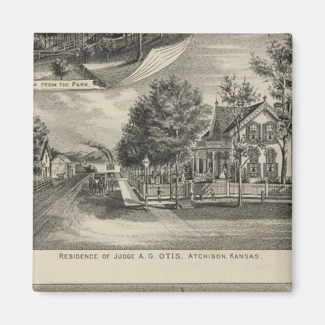 Otis Price Villa, Kansas Magnet (Vorne)