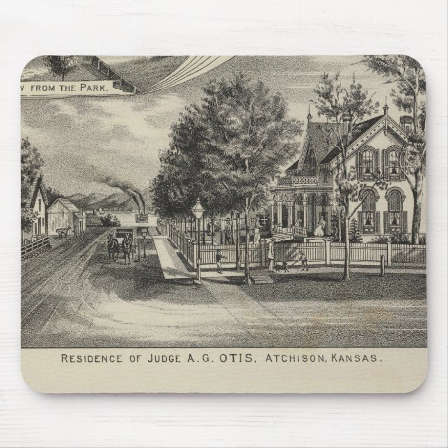 Otis Price Villa, Kansas Mousepad (Vorne)
