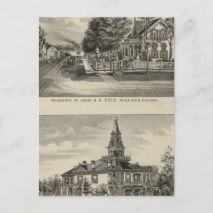 Otis Price Villa, Kansas Postkarte