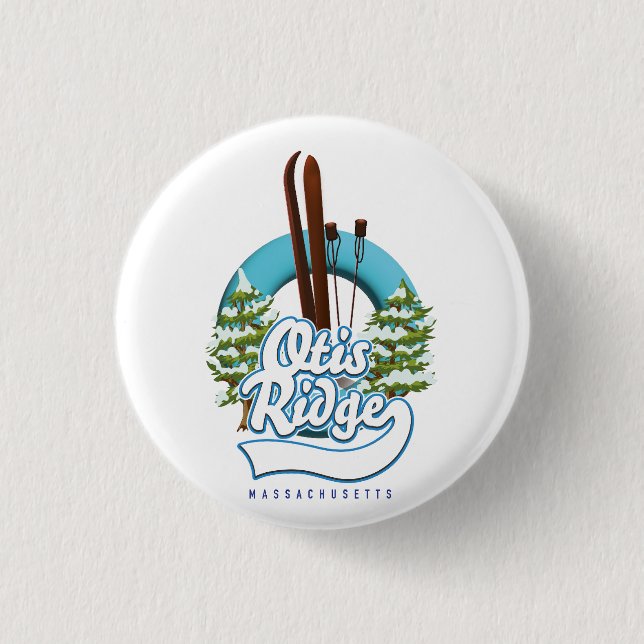Otis Ridge Massachusetts Logo Button (Vorderseite)
