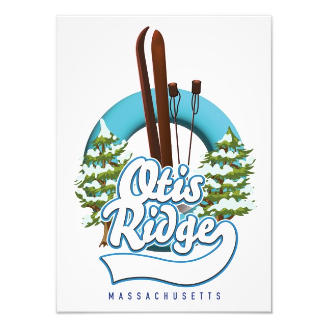 Otis Ridge Massachusetts Logo Fotodruck (Vorne)