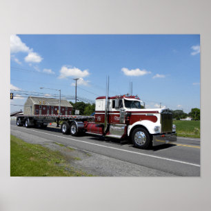 Otis rot u. weißes W900A Plakat