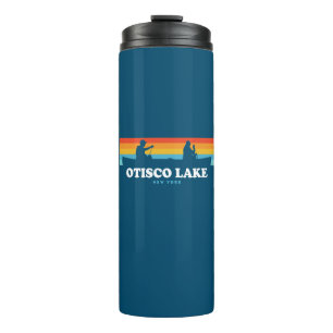 Otisco Lake New York Canoe Thermosbecher