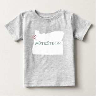 #OtisStark Seil Herz Weiß Baby T-shirt