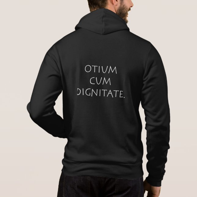 Otium cum würdeitat hoodie (Rückseite)