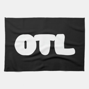 OTL Emoticon ~ Koreanischer Slang Geschirrtuch