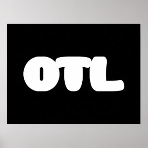 OTL Emoticon ~ Koreanischer Slang Poster