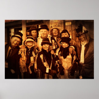 Otley viktorianisches Fayre (Penny Plain Theatre Poster