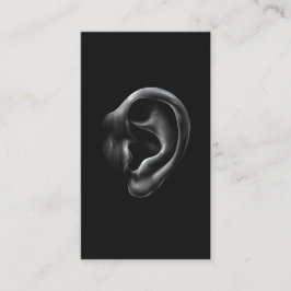 Otolaryngologie Ears Doctor Modern Bold Visitenkarte