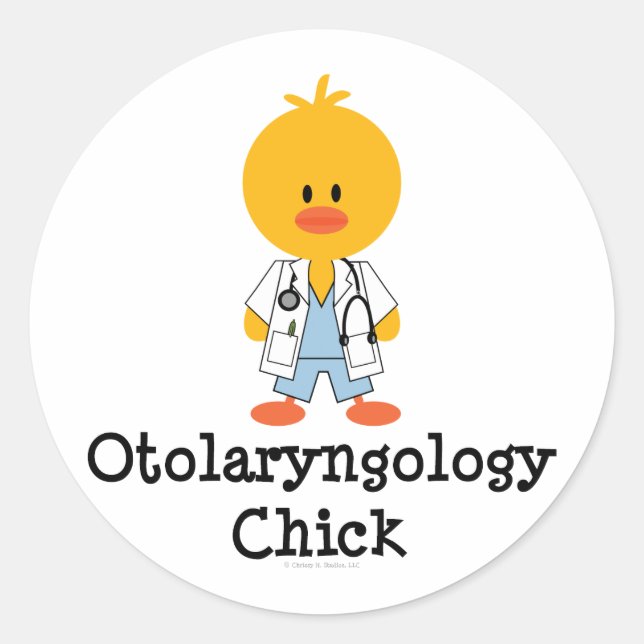 Otolaryngologie Kick Stickers (Vorderseite)