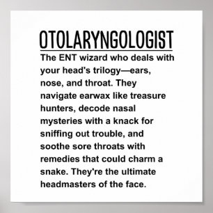 Otolaryngologin Poster