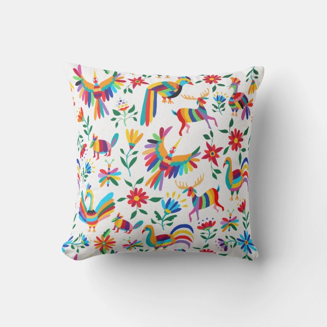 Otomi, Folkklom Kissen (Vorderseite)