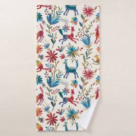 Otomi-Inspiriertes Design Badehandtuch