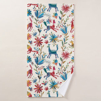 Otomi-Inspiriertes Design Badehandtuch