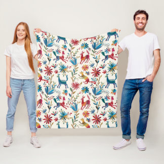 Otomi-Inspiriertes Design Fleecedecke