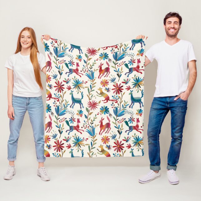 Otomi-Inspiriertes Design Fleecedecke (Beispiel)