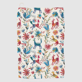 Otomi-Inspiriertes Design Golfhandtuch