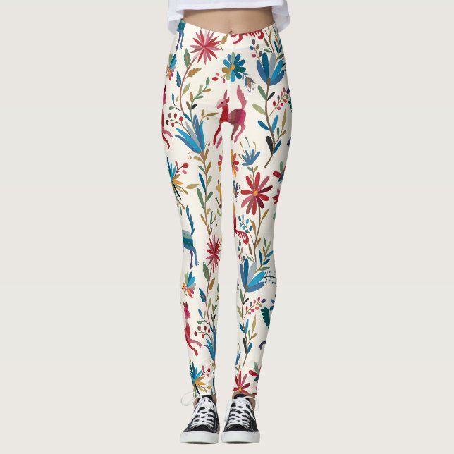Otomi-Inspiriertes Design Leggings (Vorderseite)