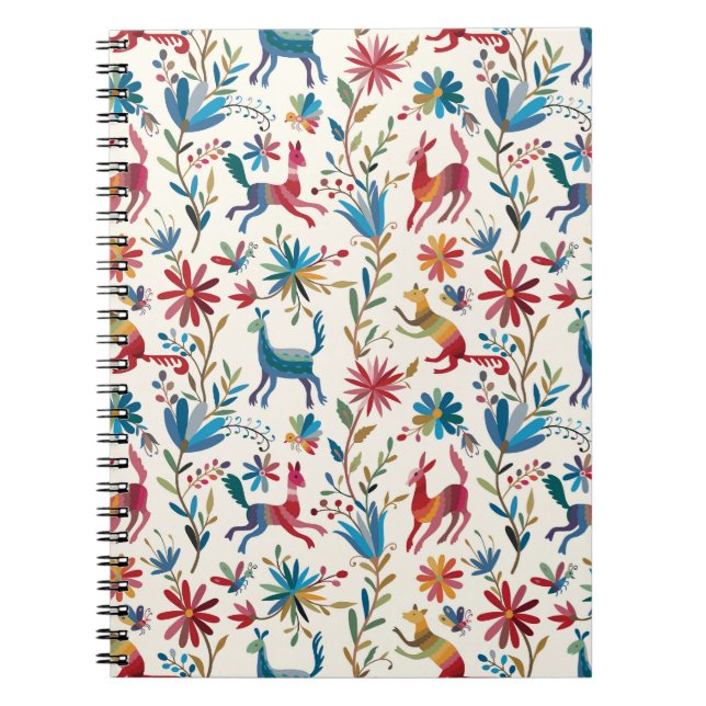 Otomi-Inspiriertes Design Notizblock (Vorderseite)