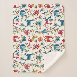 Otomi-Inspiriertes Design Sherpadecke