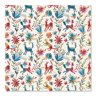 Otomi-Inspiriertes Design Tapete
