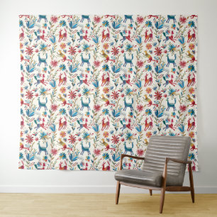 Otomi-Inspiriertes Design Wandteppich