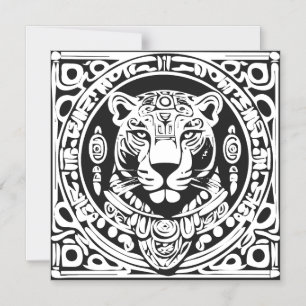 OTORONGO Alter Jaguar-Stil der Mayas und Inkas Magneteinladung