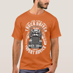 OTR-LKW-Semitrailer-Fahrer Experte Rat Lustig T-Shirt