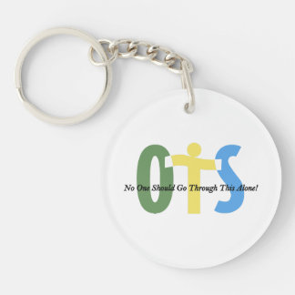 OTS - Niemand sollte allein durch das gehen Schlüsselanhänger