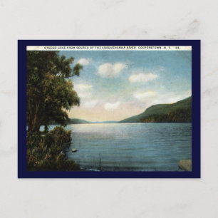 Otsego Lake, Cooperstown NY 1922 Vintag Postkarte