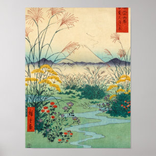Otsuki in Kai Province, 1858 von Utagawa Hiroshige Poster