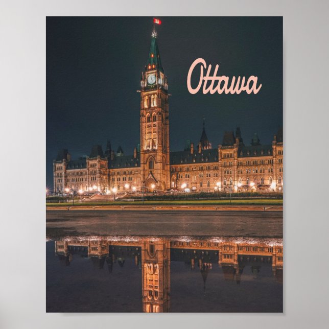 Ottawa Canada Ontario Poster (Vorne)