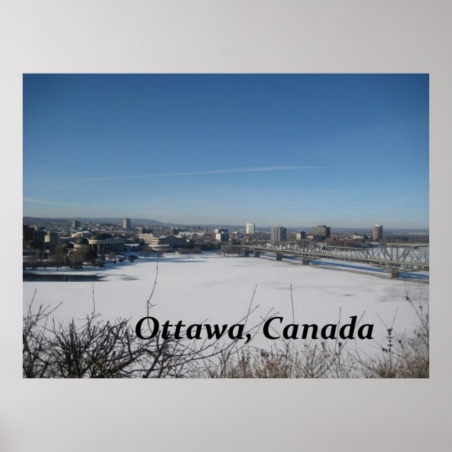 Ottawa Canada Skyline Foto Poster (Vorne)