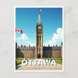 Ottawa Canada Travel Postkarte
