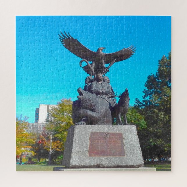 Ottawa Canada Veterans Memorial Puzzle (Vertikal)