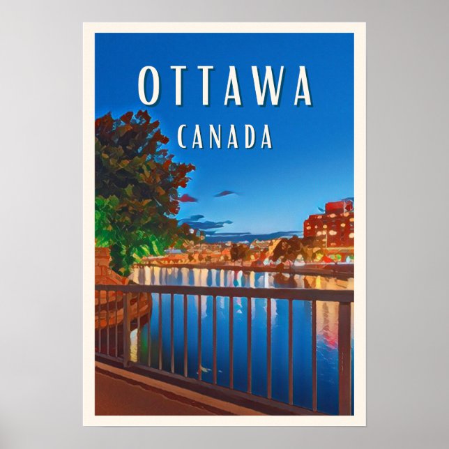 Ottawa: Dynamische Hauptstadt Kanadas Poster (Vorne)