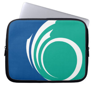 Ottawa-Flagge auf Laptop-Hülle Laptopschutzhülle