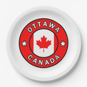 Ottawa Kanada Pappteller