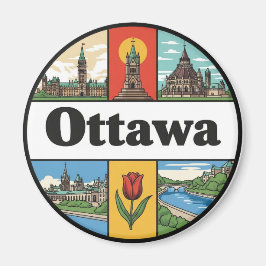 Ottawa Kanada Reise Magnet