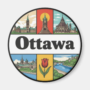 Ottawa Kanada Reise Magnet